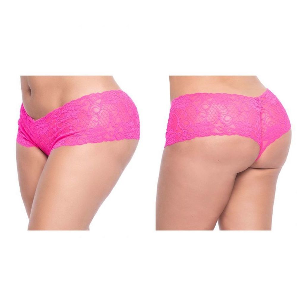Mapale 90X Lace Boyshort Color Hot Pink